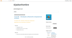 Desktop Screenshot of blog.jhombre.com