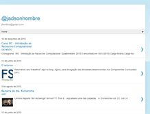 Tablet Screenshot of blog.jhombre.com